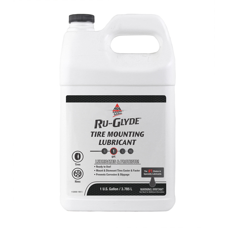Ags Ru-Glyde Tire Mounting and Rubber Lubricant, 1 Gallon Bottle RG-18